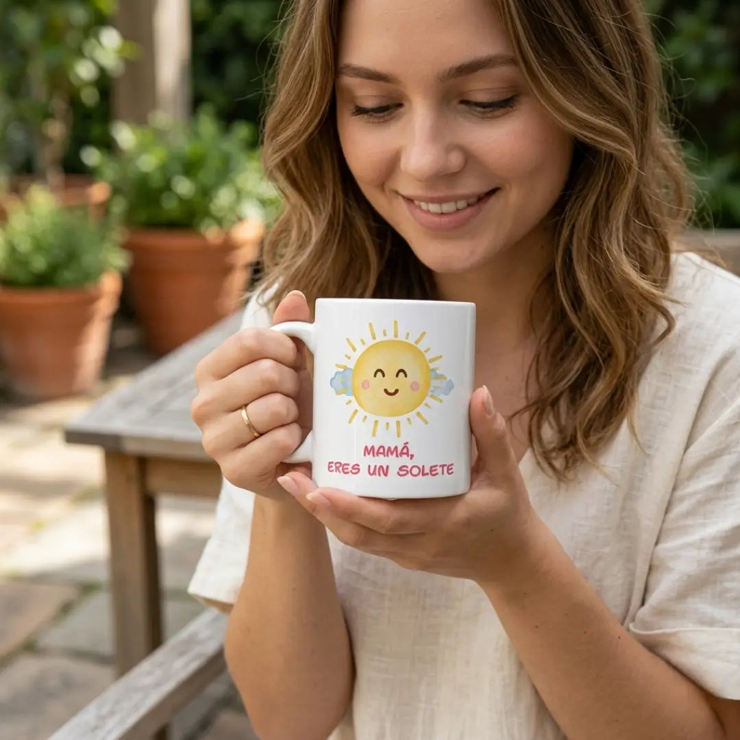 Taza Mamá Eres Un Solete - Tazas