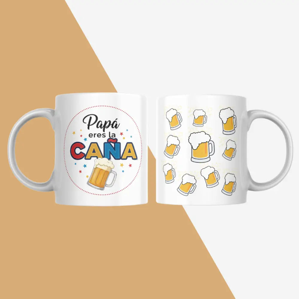 Taza Papá eres la caña - Tazas