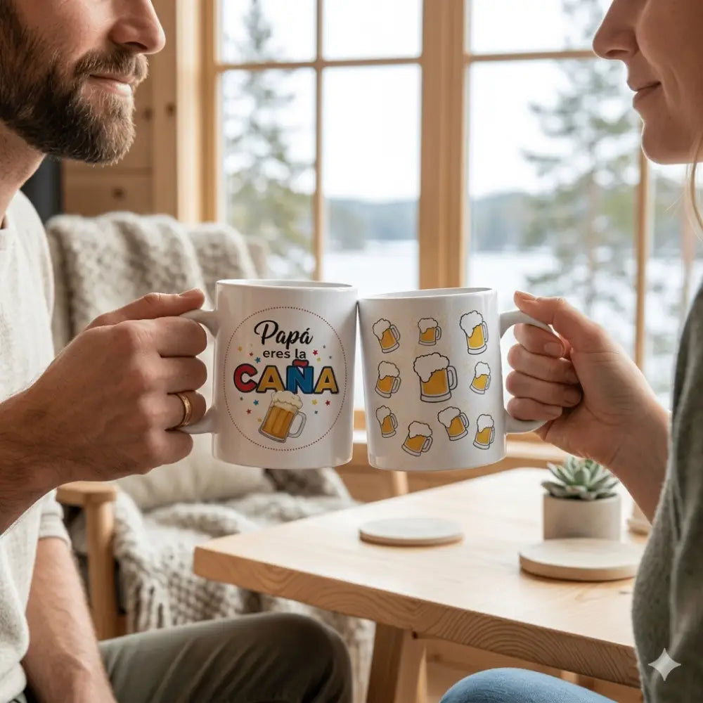 Taza Papá eres la caña - Tazas