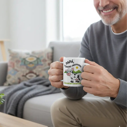 Taza Papá Te Quiero Muuuuucho - Tazas
