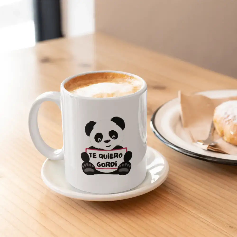 TAZA con mensaje te quiero