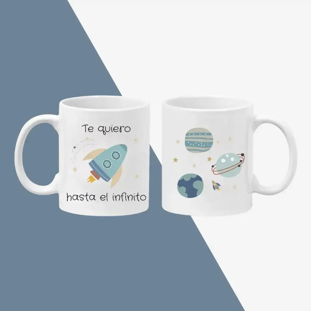taza con mensaje parejas
