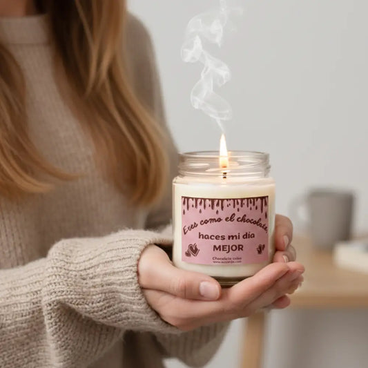 Vela Aromática Eres Como El Chocolate - Velas y Decoración