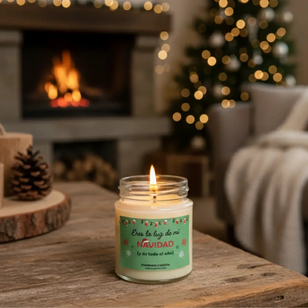 Vela Aromática Eres La Luz De Mi Navidad - Velas y Decoración