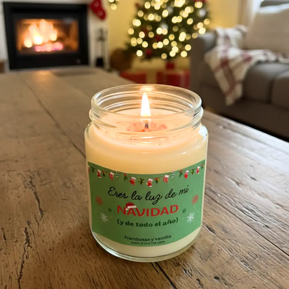 Vela Aromática Eres La Luz De Mi Navidad - Velas y Decoración