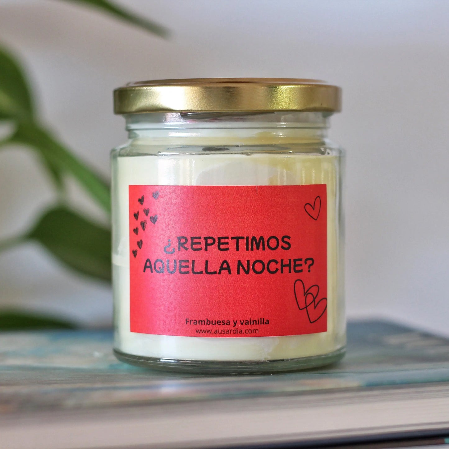 Vela "¿Repetimos Aquella Noche?" hecha a mano en Alicante – 30 horas