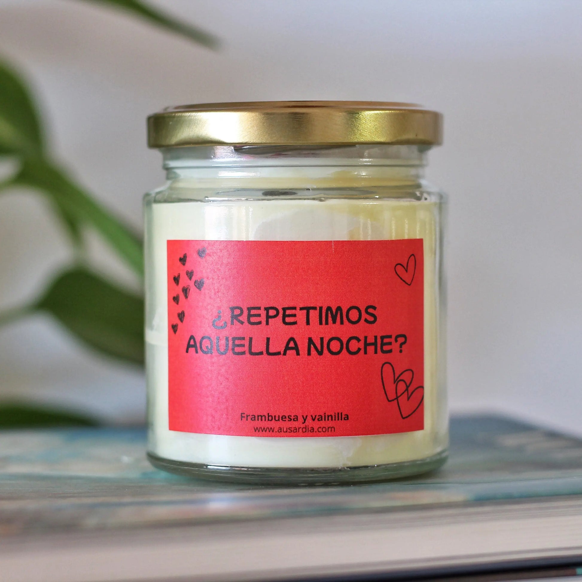 Vela "¿Repetimos Aquella Noche?" hecha a mano en Alicante – 30 horas