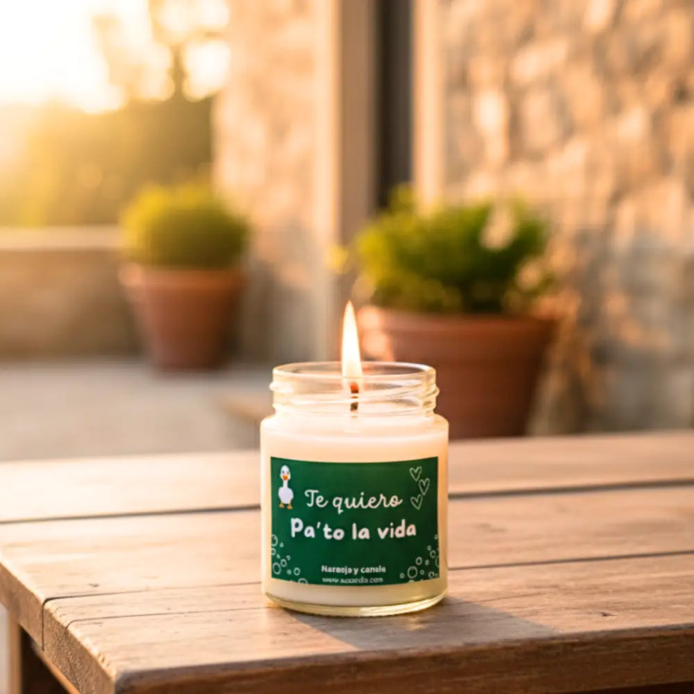 Vela Aromática Te Quiero Pa’to La Vida - Velas y Decoración