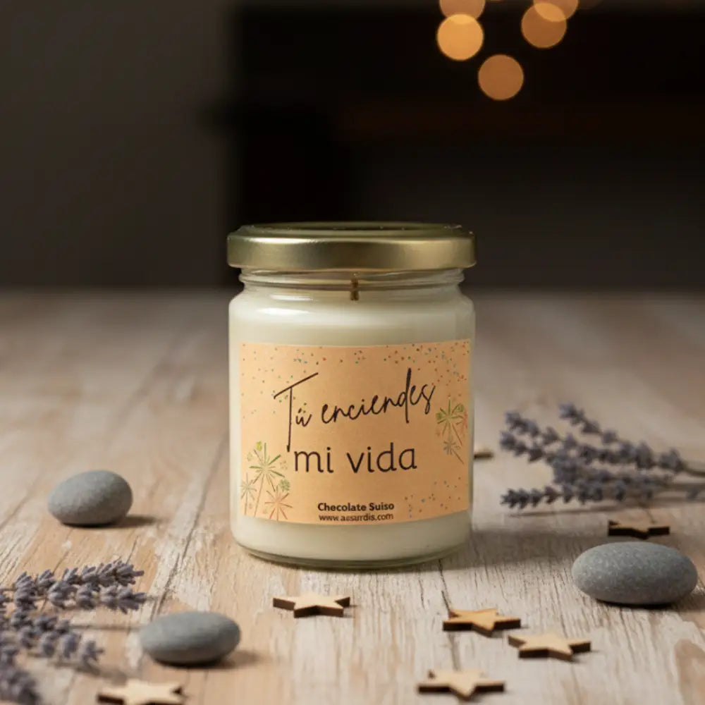 Vela Aromática con mensaje