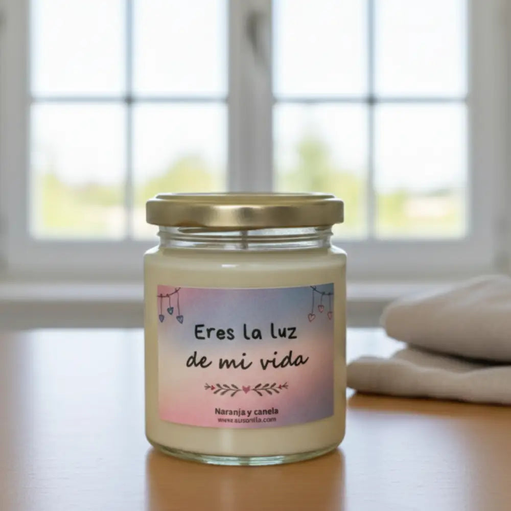 Regalar vela con mensaje