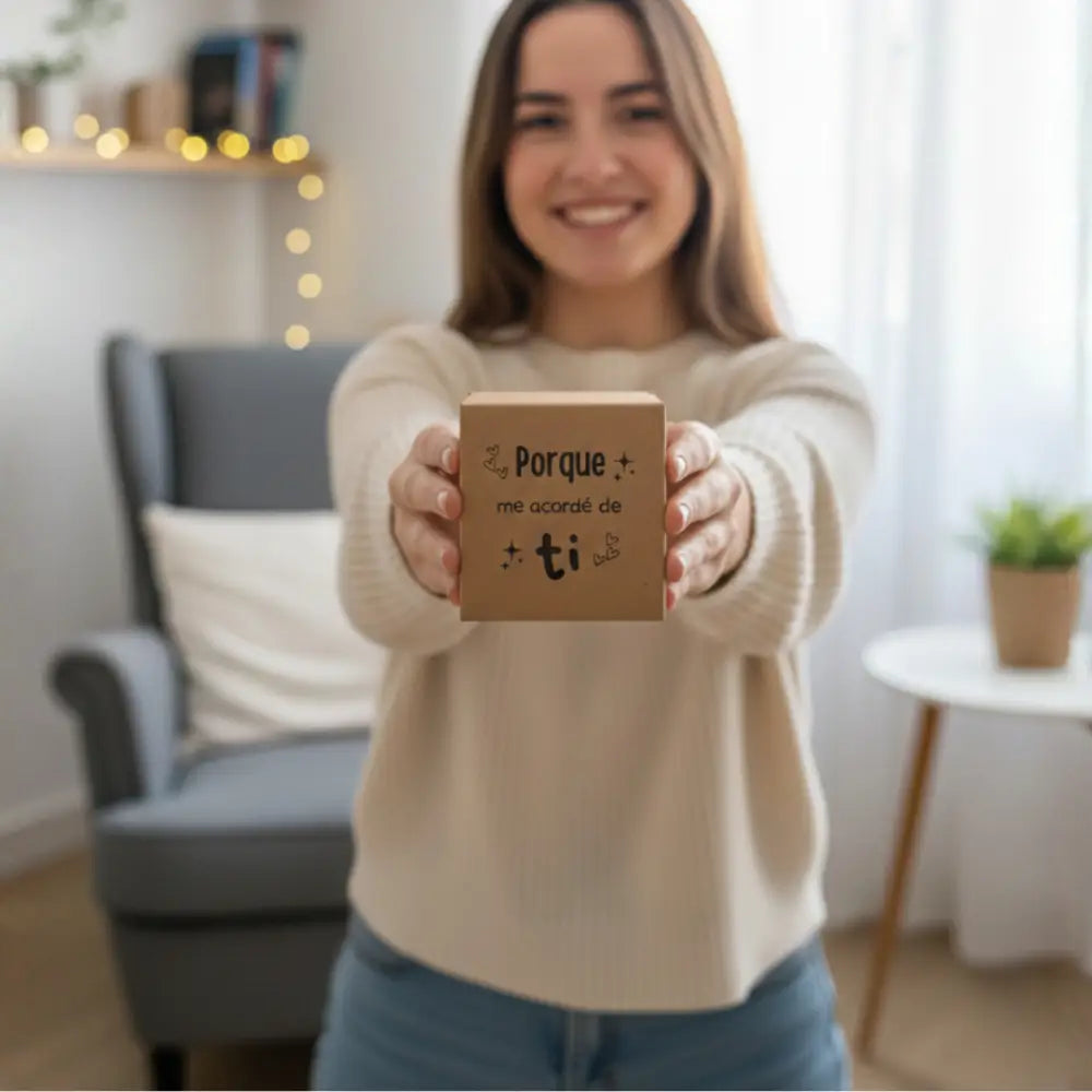 Vela regalo mamá – cera de soja 100% sin aditivos, mecha de algodón