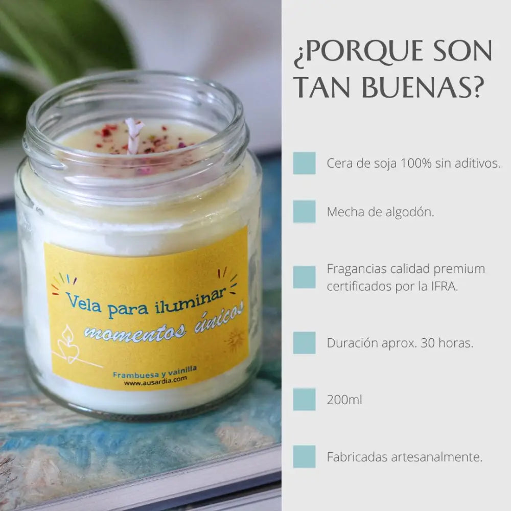 VELA PARA ILUMINAR MOMENTOS ÚNICOS - Velas