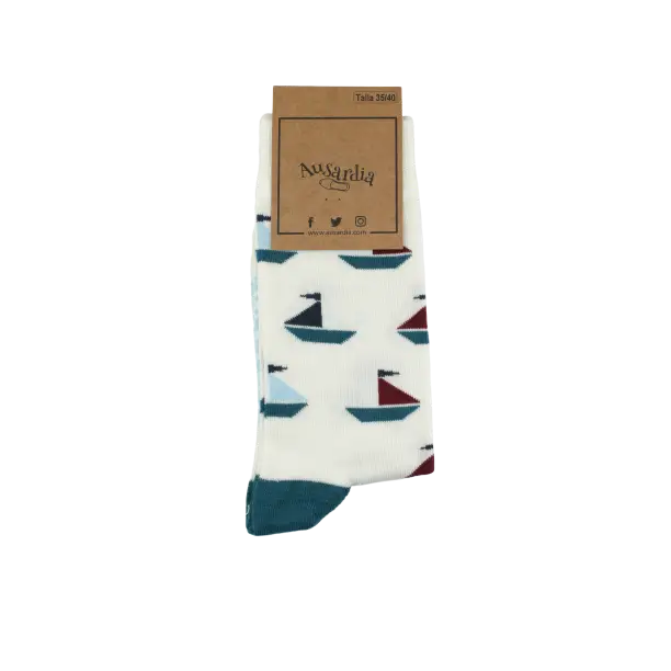 VELEROS BEIGE - Calcetines